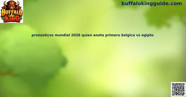 belgica vs egipto mundial 2026