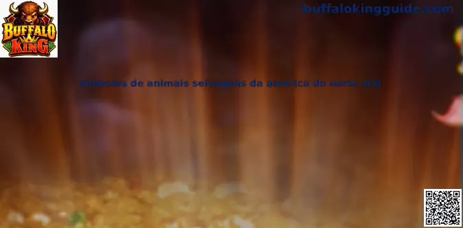 Símbolos de animales salvajes de América del Norte en Buffalo King