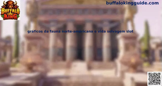 Gráficos da fauna norte-americana e vida selvagem slot de Buffalo King