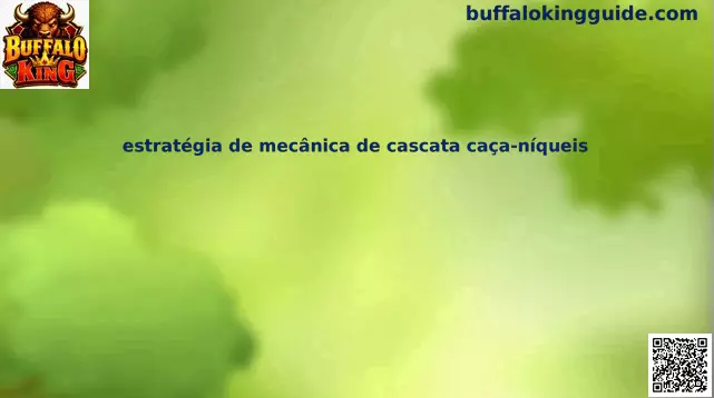 Estrategia mecánica de cascadas en tragamonedas
